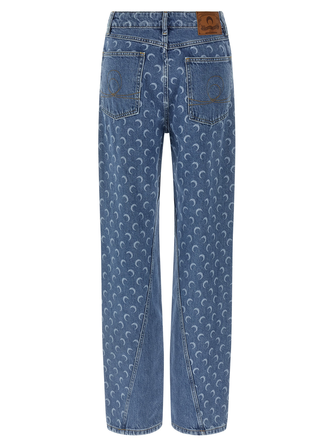 Marine Serre Moon Jeans - Light Blue | 3c42be799b2401a2306fa91e1a7de594c98a38b1