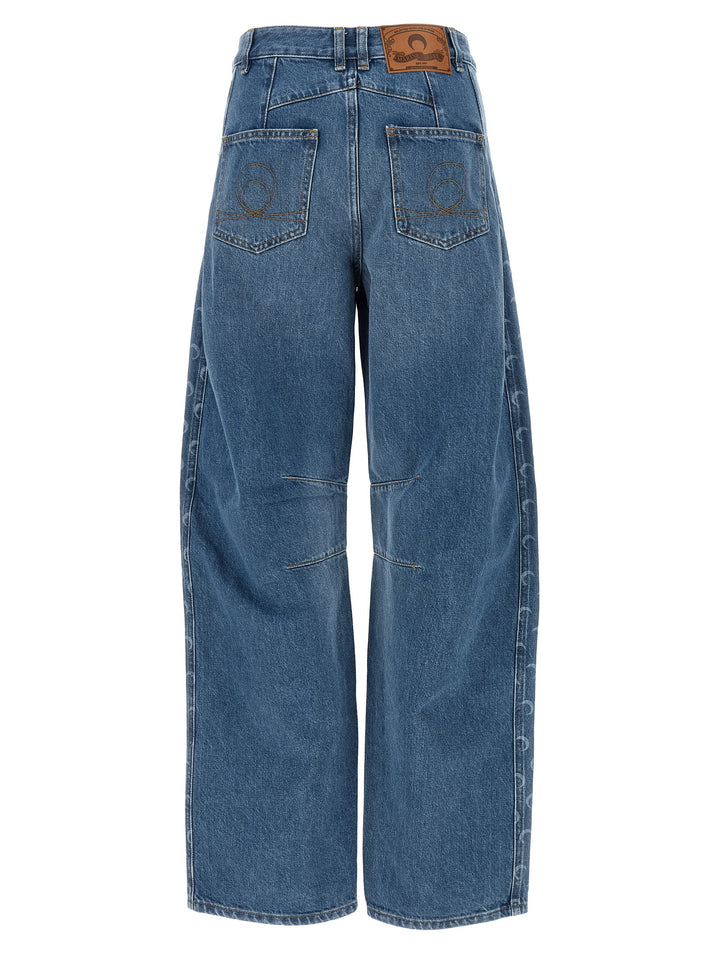 Marine Serre Moon Jeans - Blue | 123ab71b0d7817b46c68bc207acfe92ed78fd209