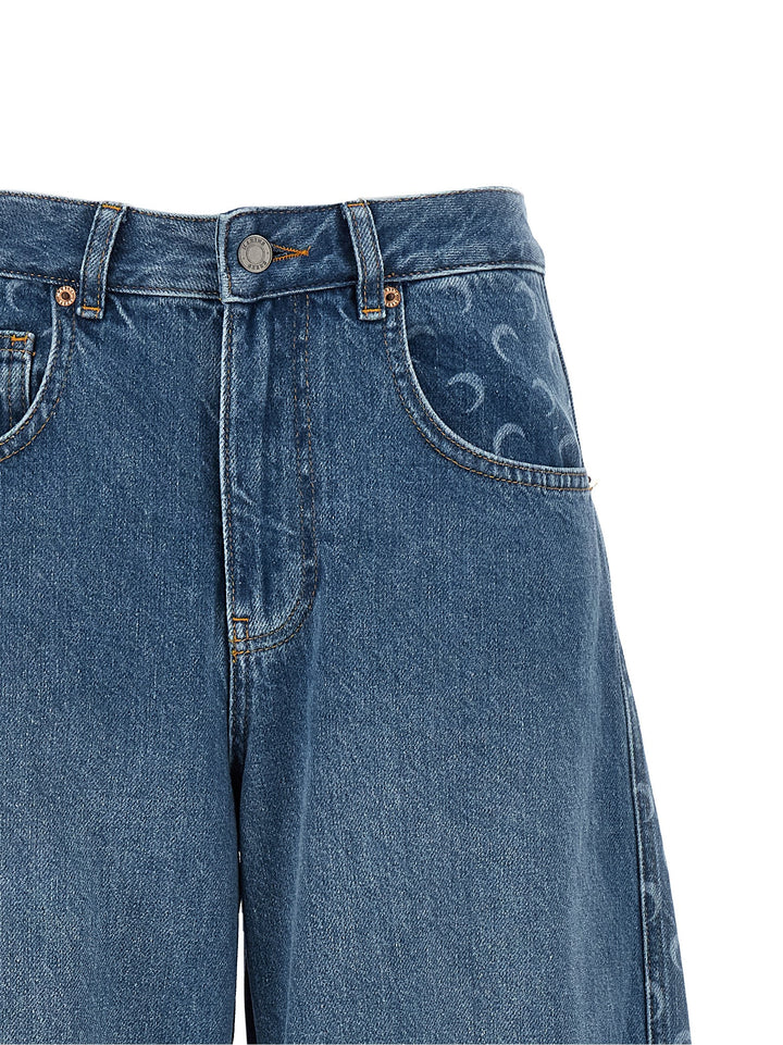 Marine Serre Moon Jeans - Blue | 4fc208ec74fcaee048c3de718f4b3a7ea9f21b56