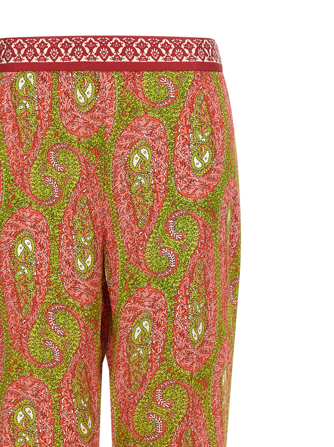 Etro Paisley Foliage Pants - Multicolor | 715623327648aca7837c97aaded07066b078b3ad