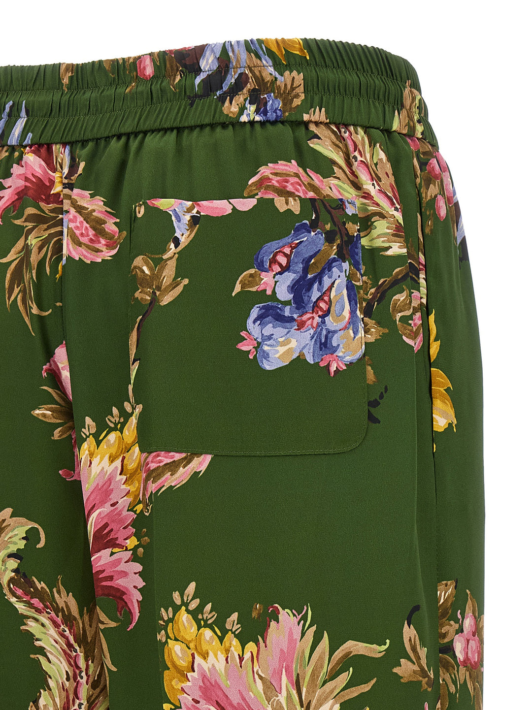 Etro Floral Print Trousers Pants - Green | b1e13e5fcbdb6bedf7ab49cc28b139d93494578c