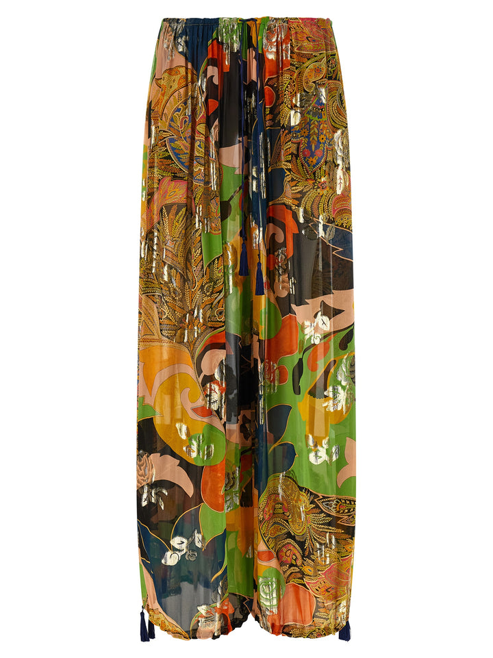 Etro Silk Pants - Multicolor | 9e29c6368564c3665c54c5d5f3fe80e4ebd235f0