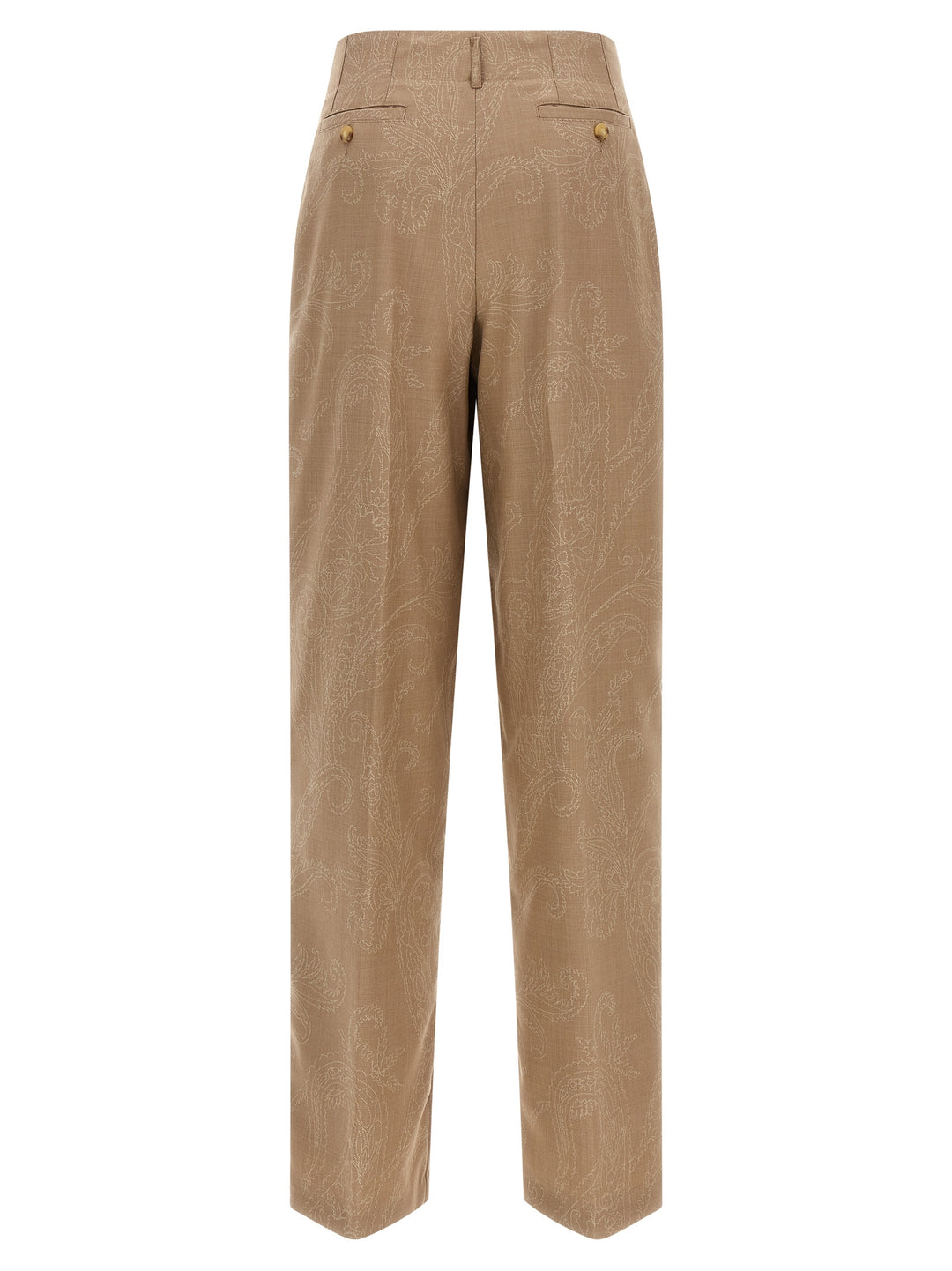 Etro Paisley Jacquard Pants - Beige | 824e1103636d4c667b85c0099fde634dbe81a50e