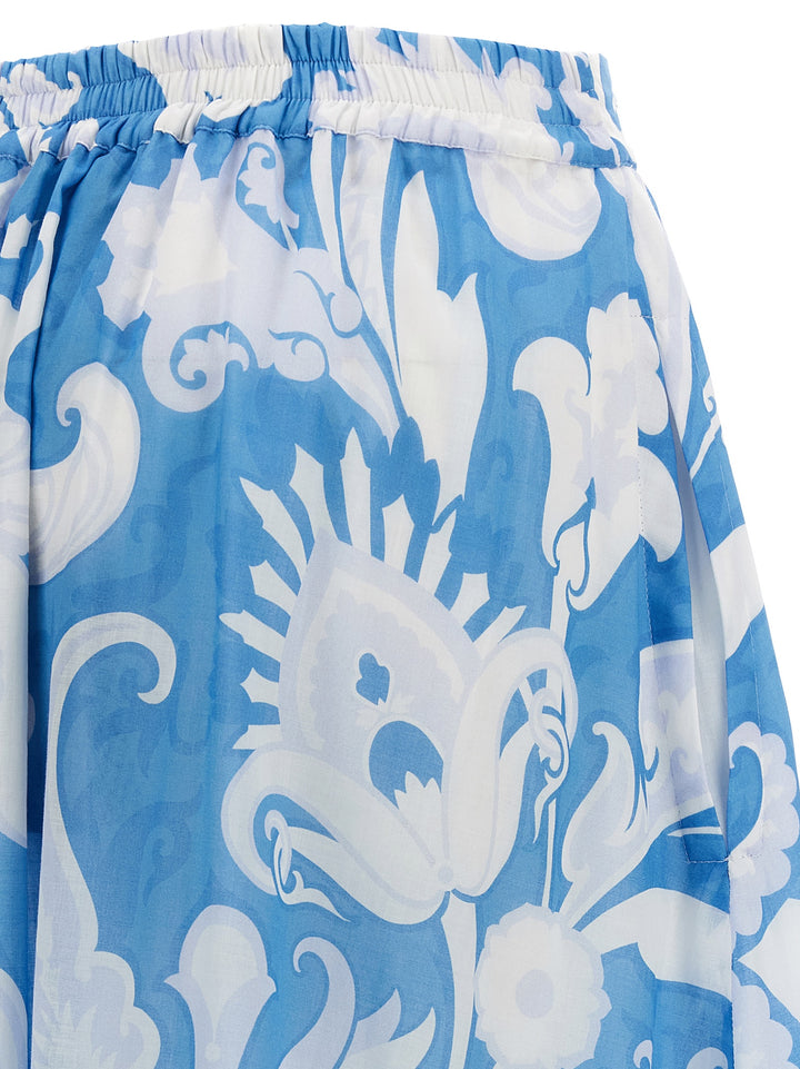 Etro Floral Skirt Skirts - Light Blue | 6af9fa78f3a2281f9c1bb63fb09e6f7e9edc3456