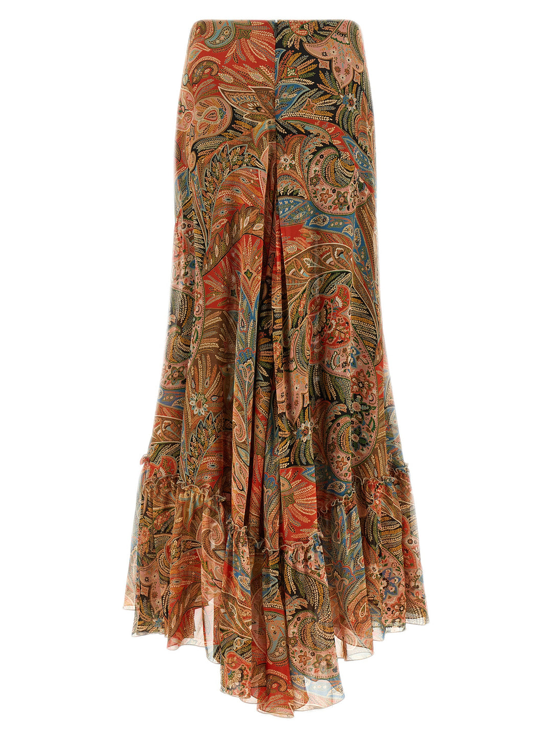 Etro Paisley Foliage Skirt Skirts - Orange | 034f82064a16490e234a4ede368f4bbb2117fc58
