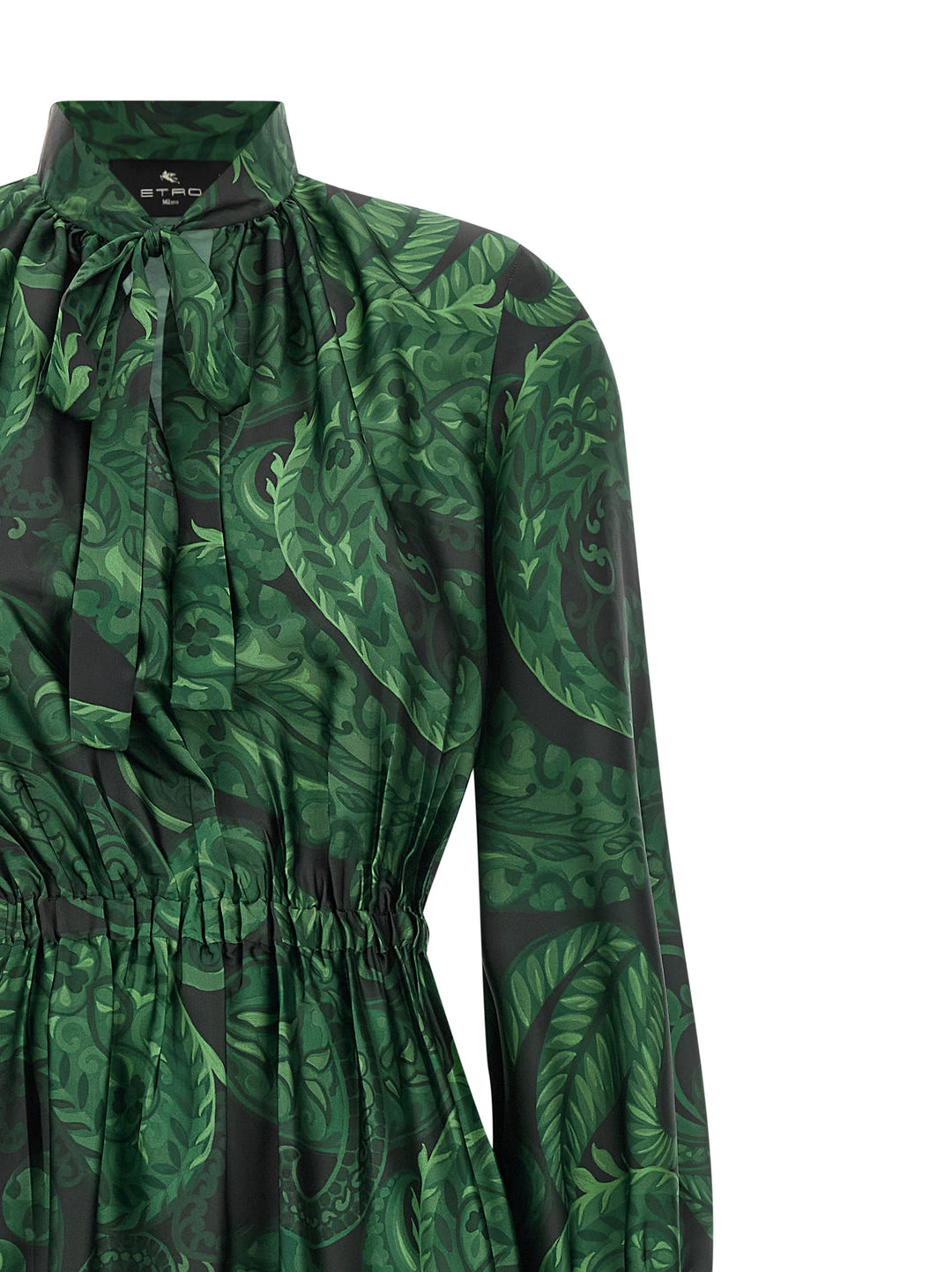 Etro Floral Printed Dress Dresses - Green | e31b555f18230b17e475e2f817e9a8619a259185