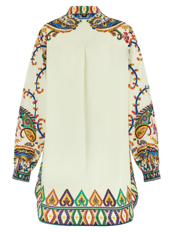 Etro Printed Poplin Dress Dresses - Multicolor | 1ed1a325e2058a04d8be5a850c00f1e46816b1a0