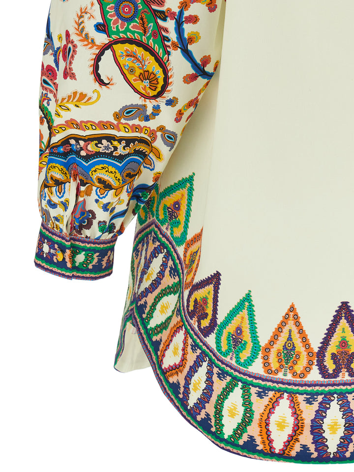 Etro Printed Poplin Dress Dresses - Multicolor | 216c3e5b0fcc5251a5ff6ec0ab8fd4f98e0ae79e