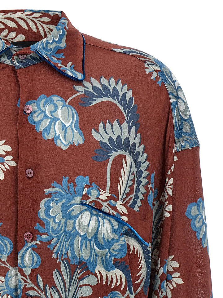 Floral Foliage Shirt Shirt, Blouse Multicolor