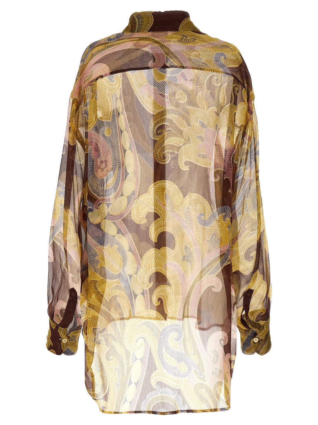 Printed Silk Shirt Shirt, Blouse Multicolor