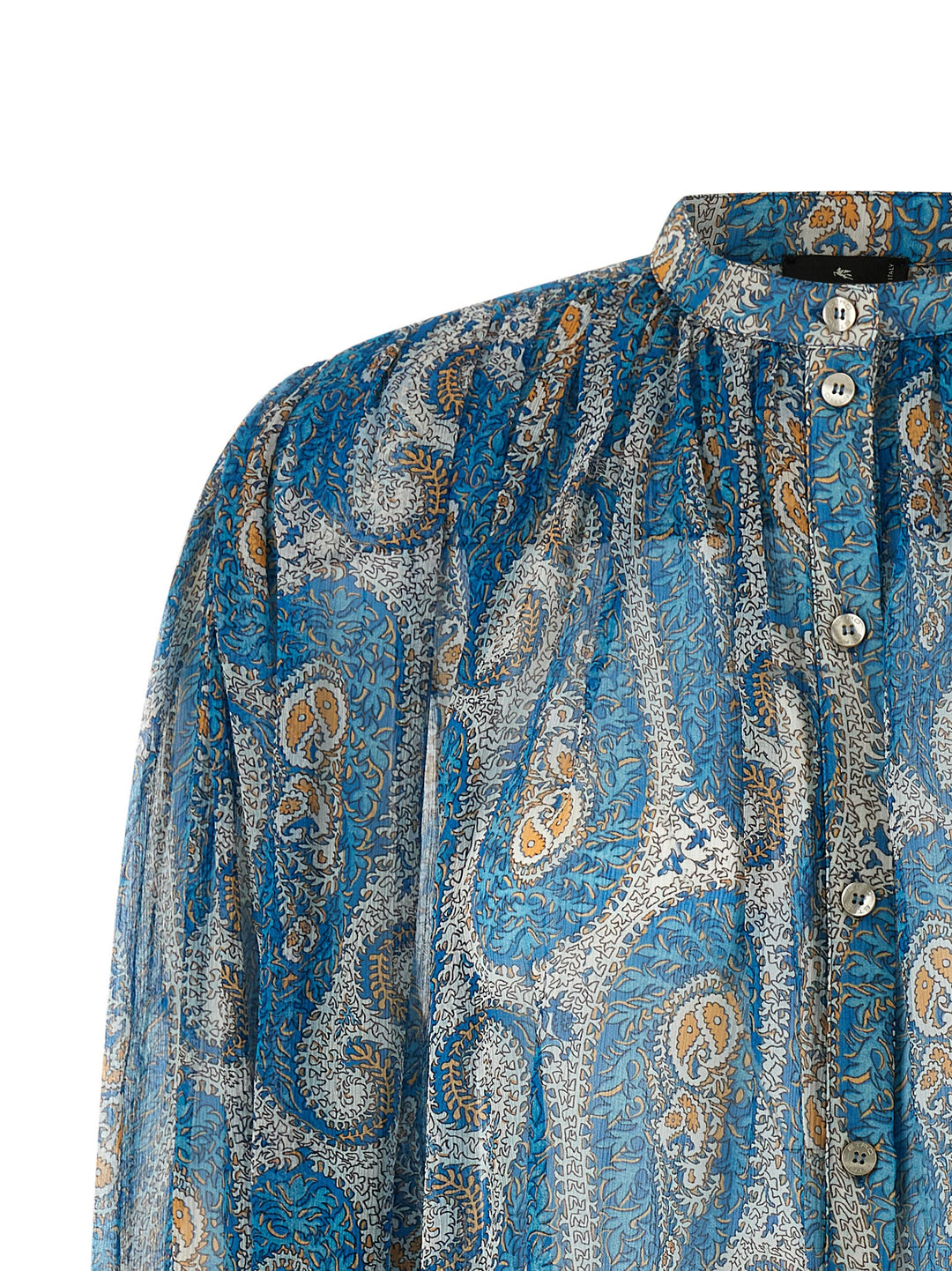 Etro Silk Shirt Shirt and Blouse - Light Blue | dc3c75e3314808ee79ceeeb6ac176c4be00b0ab0