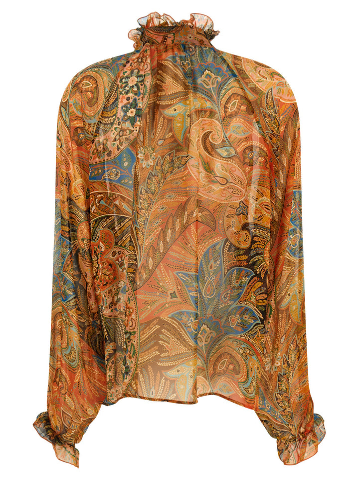Etro Chiffon Shirt Shirt and Blouse - Multicolor | 6629d87ce63c2929bdf7764f032062e3920afd25