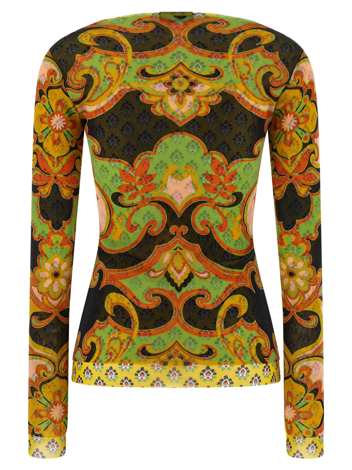 Etro Double-Layer Mesh Sweaters and Cardigans - Multicolor | f8ae5b81442a614bc1c6621244a318162d0d966c
