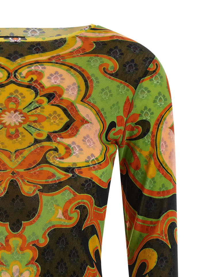 Etro Double-Layer Mesh Sweaters and Cardigans - Multicolor | bcd6a203ab05fde573e2fe81f82d441fa59ad95e