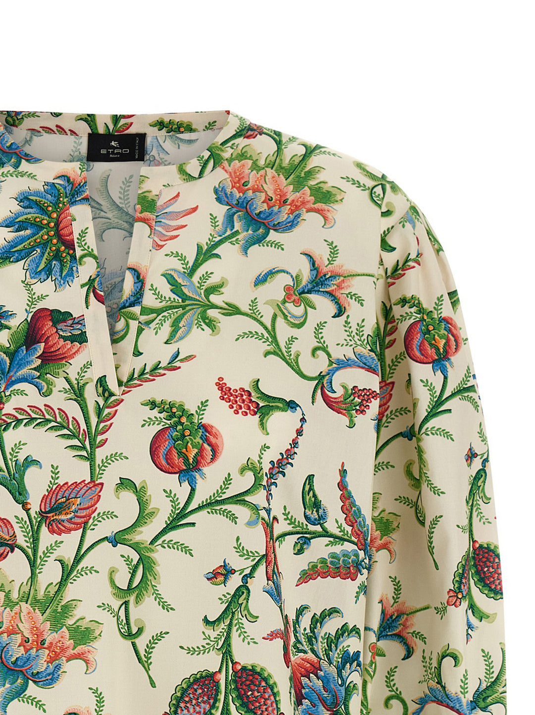 Etro Floral Cotton Blouse Shirt and Blouse - Multicolor | 2a04d30ec188e1699fa6bac70ba7aaf7d538dc92