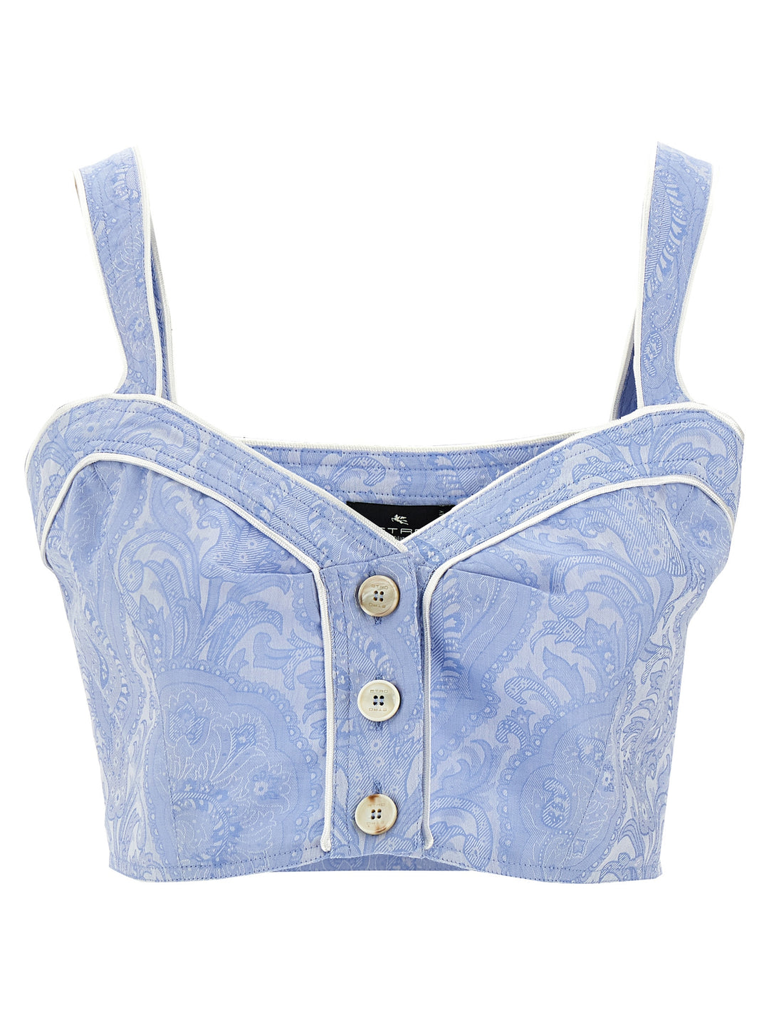 Etro Top Paisley Tops - Light Blue | 871930f73890e1c05e1085997bfe4fcd7e7acc3d