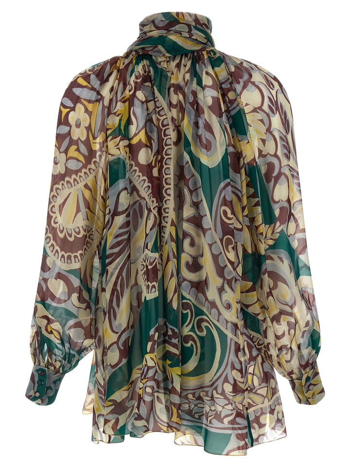 Etro Paisley Print Blouse Shirt and Blouse - Multicolor | 3754fc14592ee3504b26370eef1455a62d551c31
