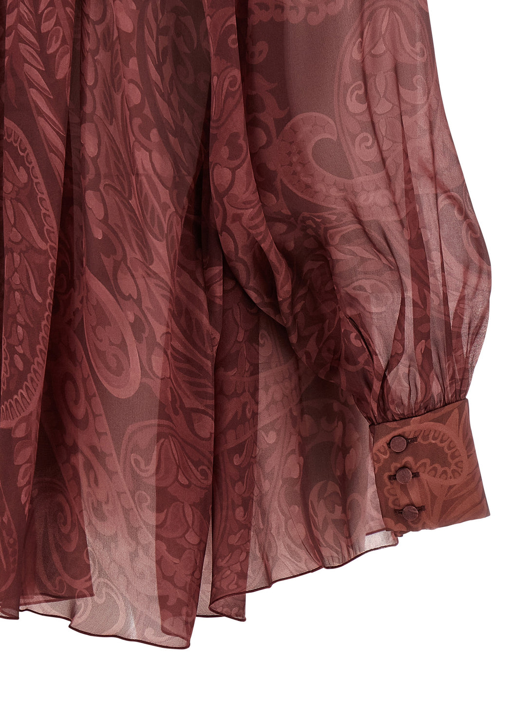 Etro Bow Blouse Shirt and Blouse - Bordeaux | 009a3061222fff43084256c12bea37effab2a434