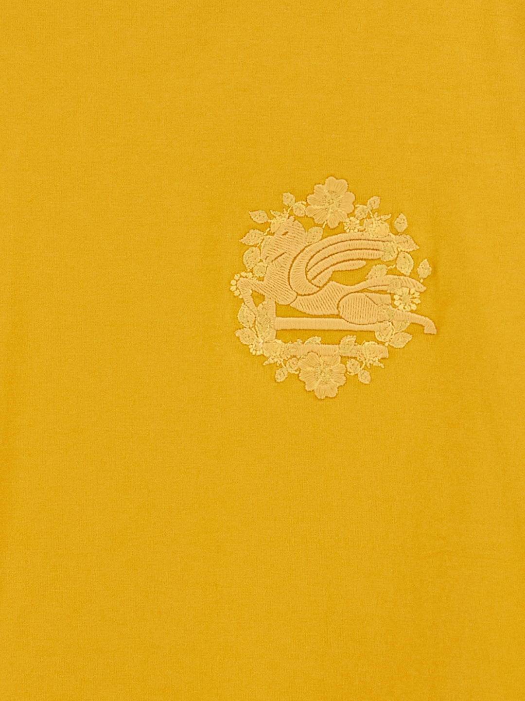Etro Logo T-shirt - Yellow | 12ee3325dd01cf0ef07fe62a82ecaaac83b556b8