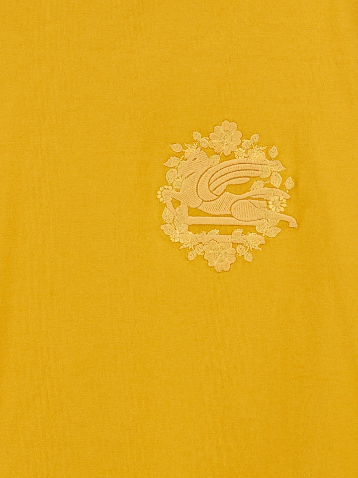 Etro Logo T-shirt - Yellow | 12ee3325dd01cf0ef07fe62a82ecaaac83b556b8