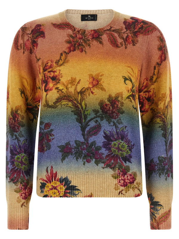 DéGradé Jacquard Sweater Sweaters And Cardigans Multicolor