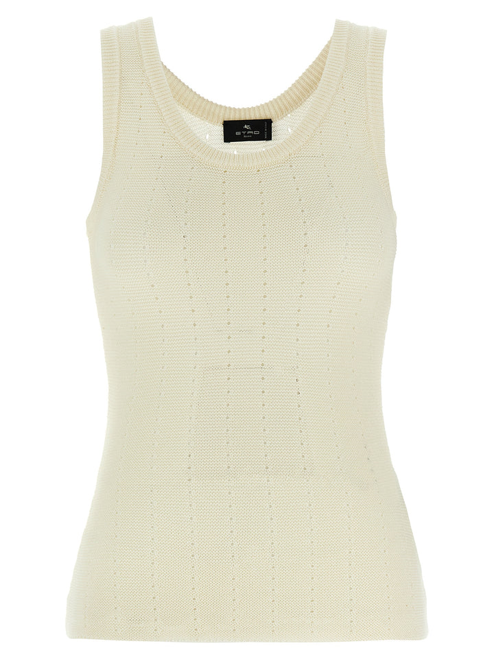 Etro Punched Top Tops - White | af6a9a8f743a873d189b1e277f3d4037a5877b45