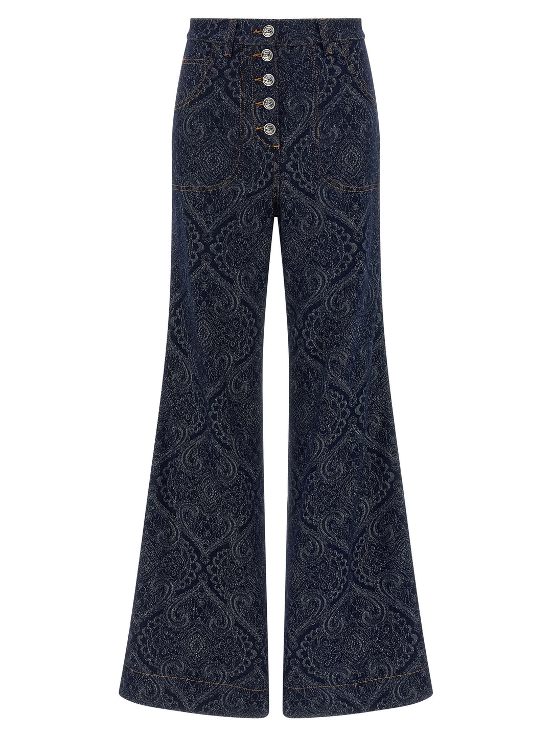 Etro Jacquard Jeans - Blue | faeb4508a0a0e3014a32ceff9efa4c053f1bdf71