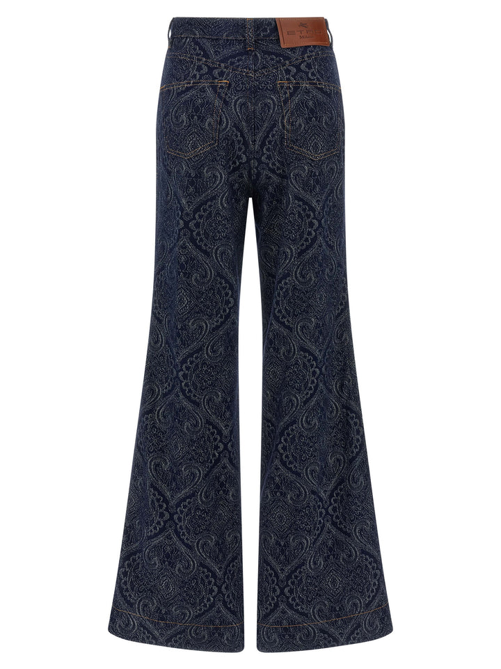 Etro Jacquard Jeans - Blue | b7e4e082e382068a27601cccc5b1ccd1fa61b145