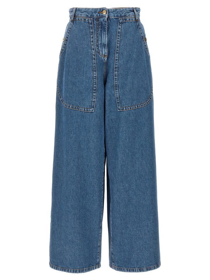 Wide Leg Jeans Blue