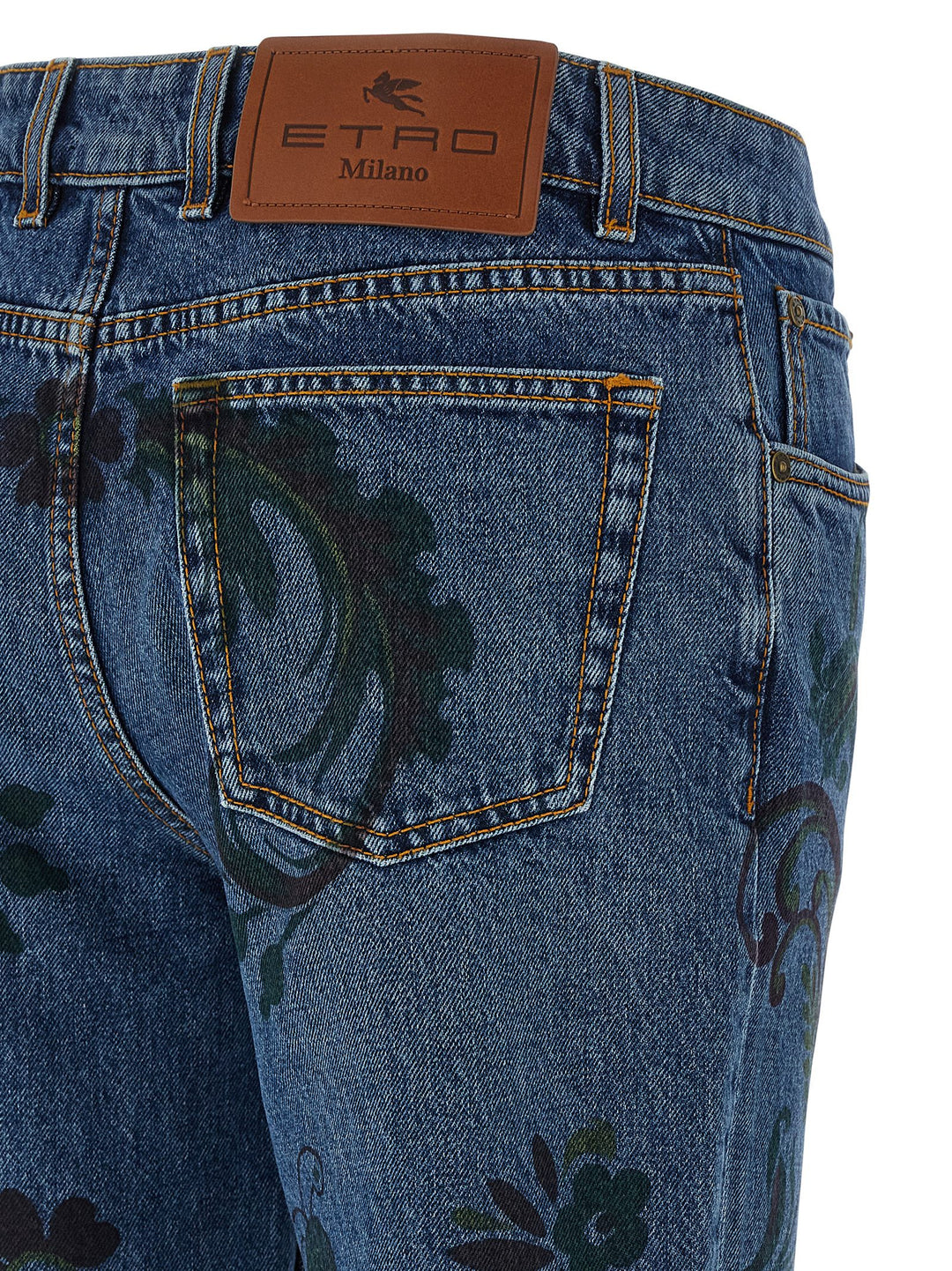 Etro Paisley Print Jeans - Multicolor | de8eca416618ab11736dcf76a24f31267d12546d