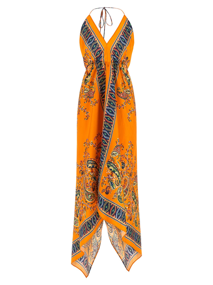 Etro Floral Paisley Dress Dresses - Orange | 0ed116c130b063b9991484ff00bf8bc71abb1c6e