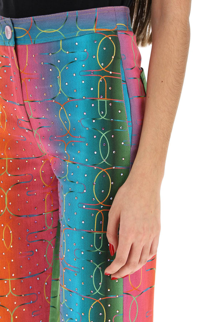 'Bery' Multicolor Rhinestone Pants