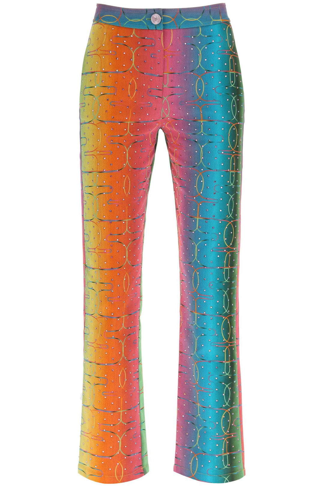 'Bery' Multicolor Rhinestone Pants