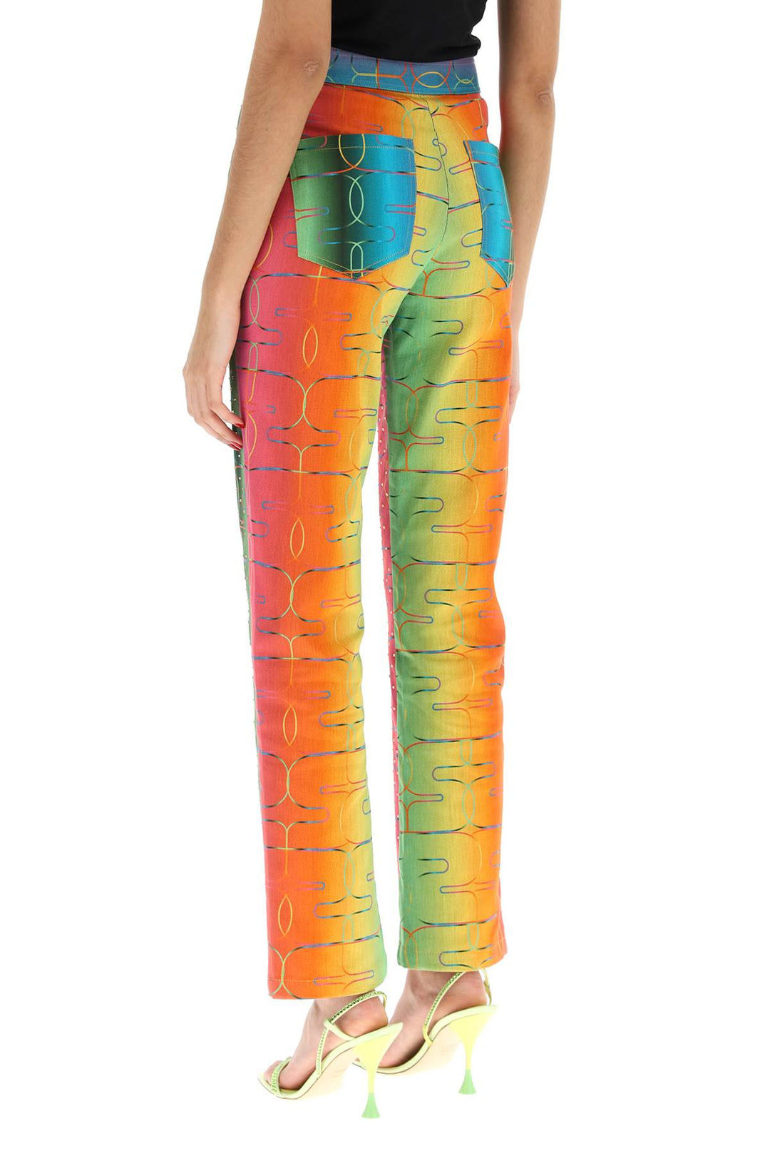 'Bery' Multicolor Rhinestone Pants