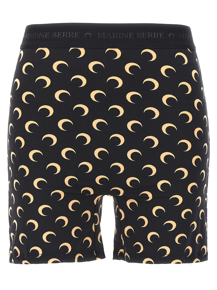 Moon Printed Leggings Black