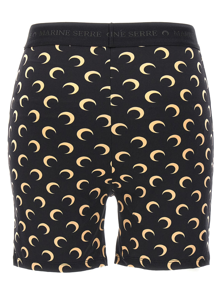 Moon Printed Leggings Black