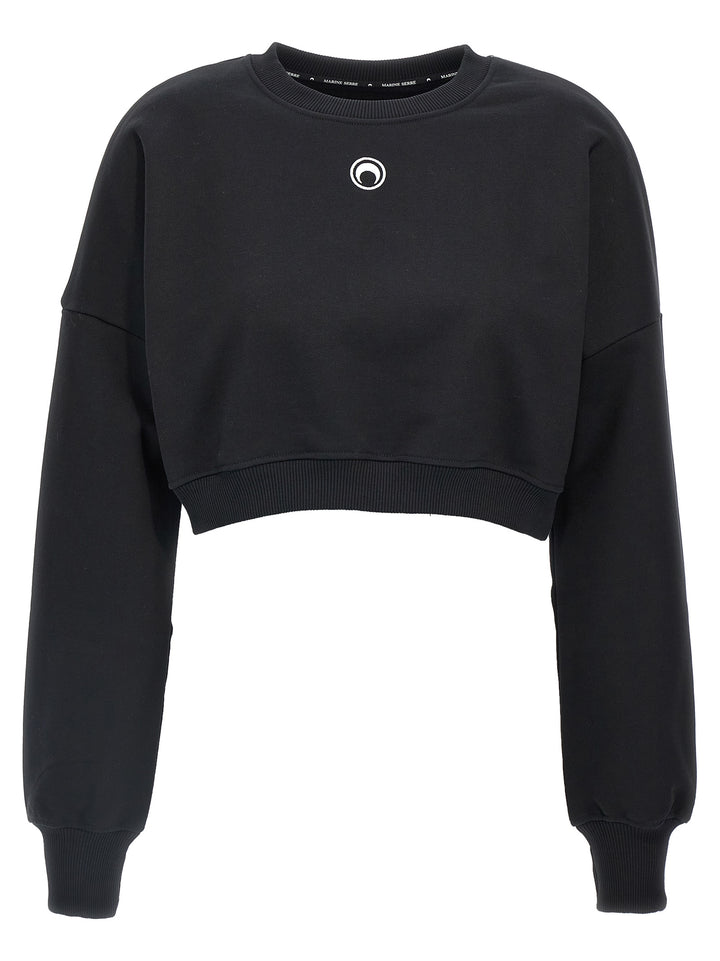 Moon Logo Sweatshirt Black