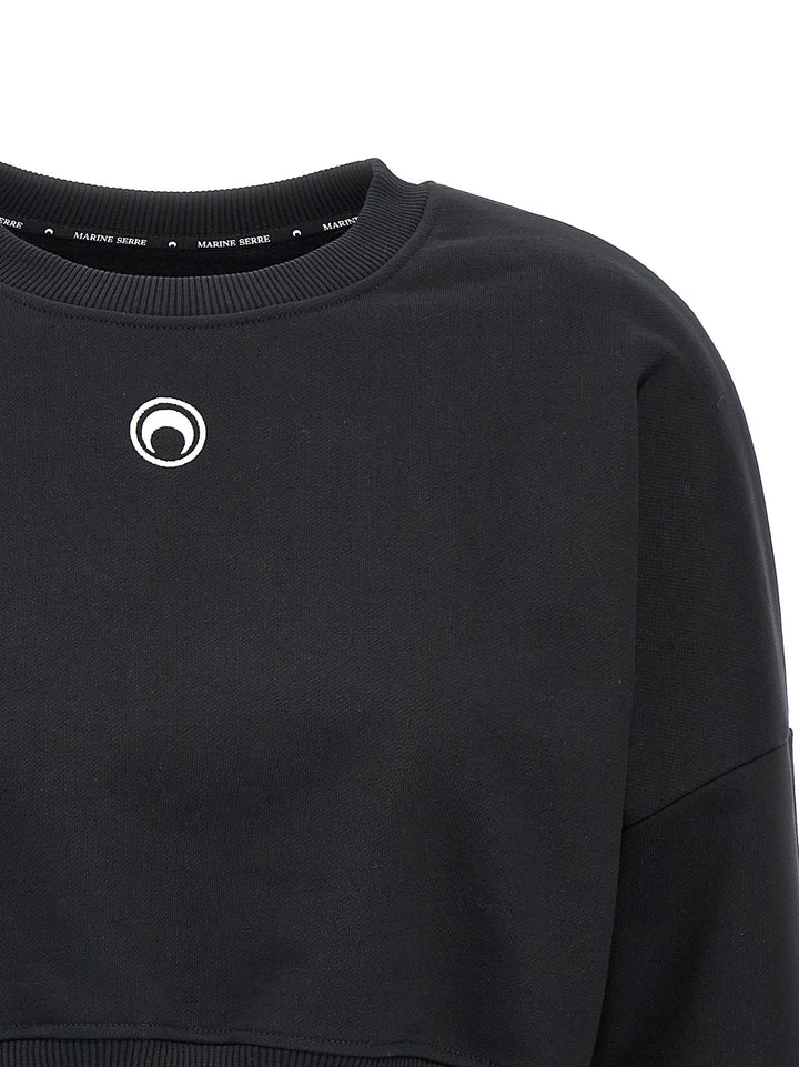 Moon Logo Sweatshirt Black