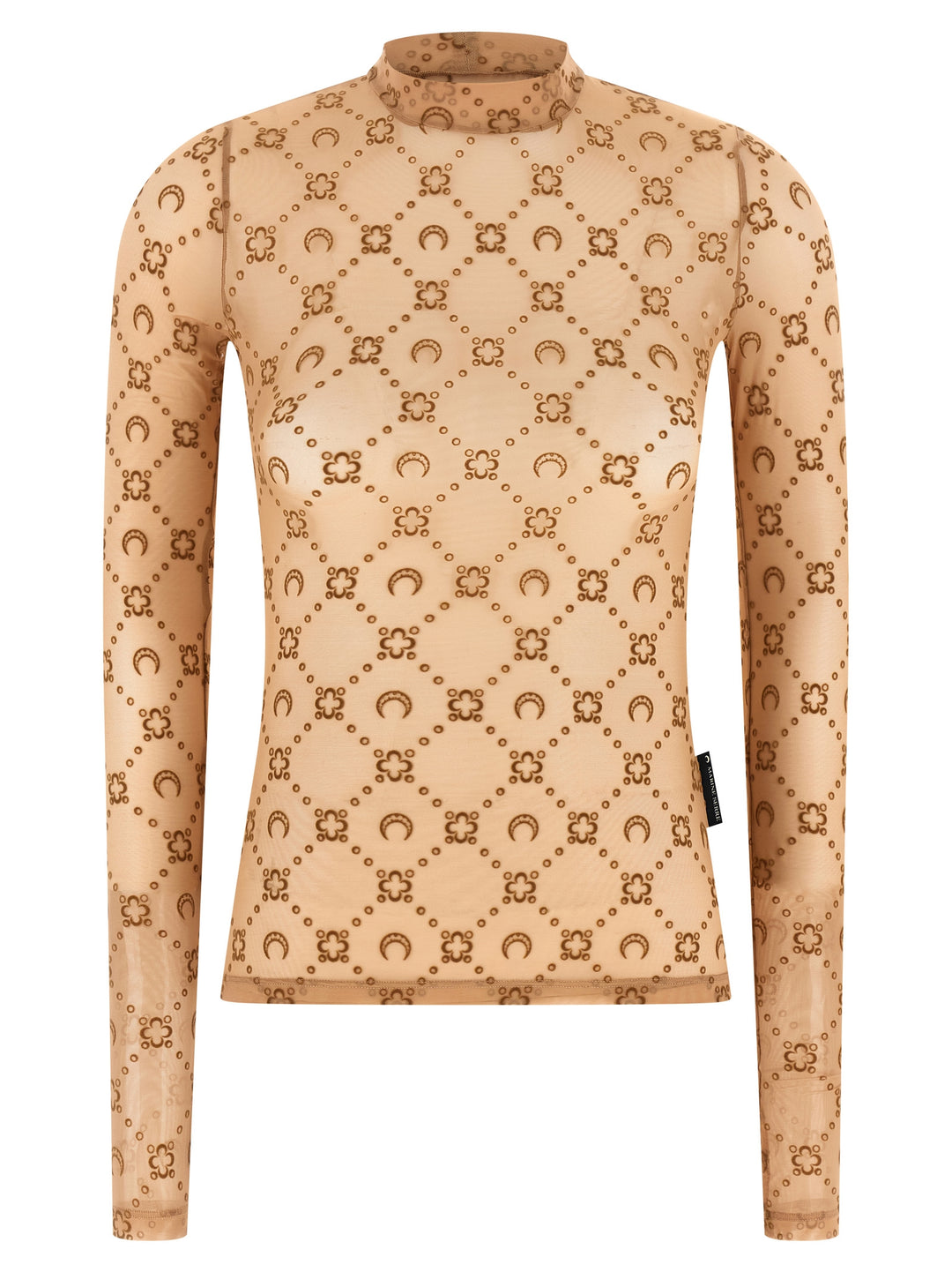 Marine Serre Second Skin Tops - Beige | 66c789faa0bd08f3d003a18c3378dfddaa80fc2f