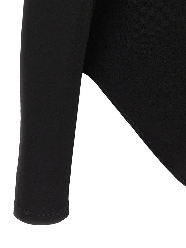 Marine Serre Jewel Pendant Bodysuit Tops - Black | 30dcdb67dc2ca1942d22e524554a53b3107fe186