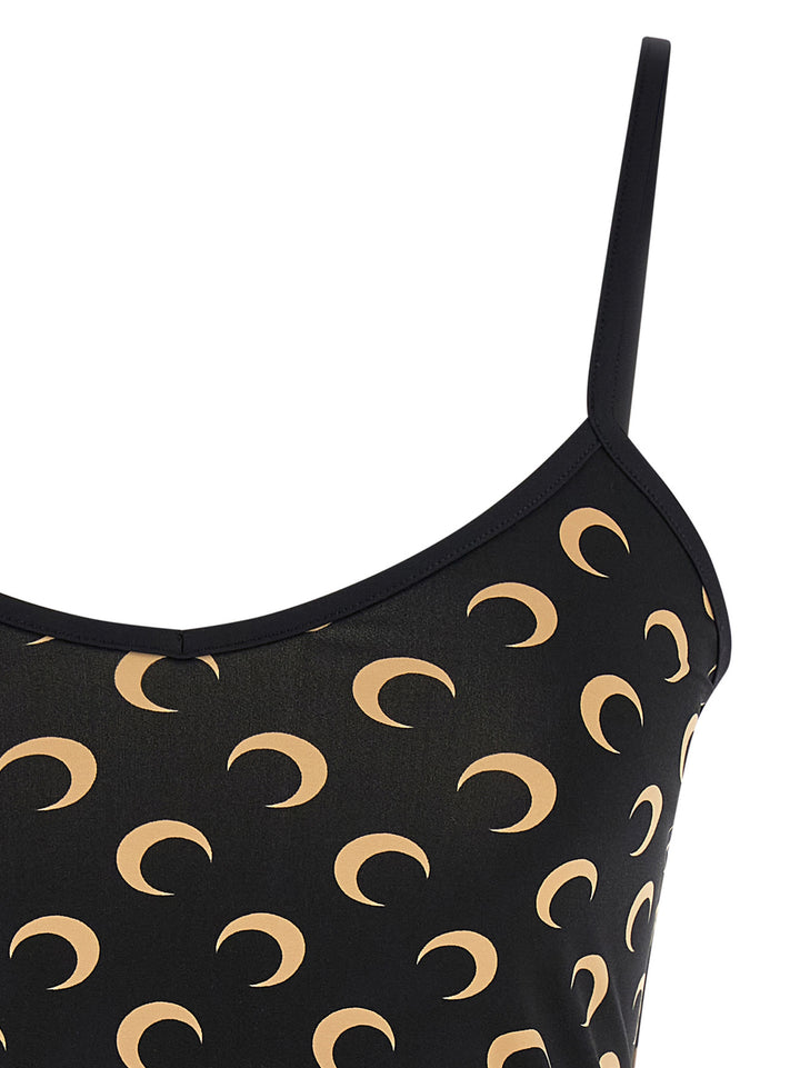 Marine Serre All Over Moon Tops - Black | f0bf0b308a07e328836f3bf9f2d4b5d44e5ac95e