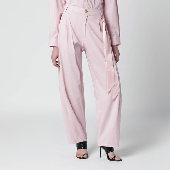 Pink Cotton Trousers