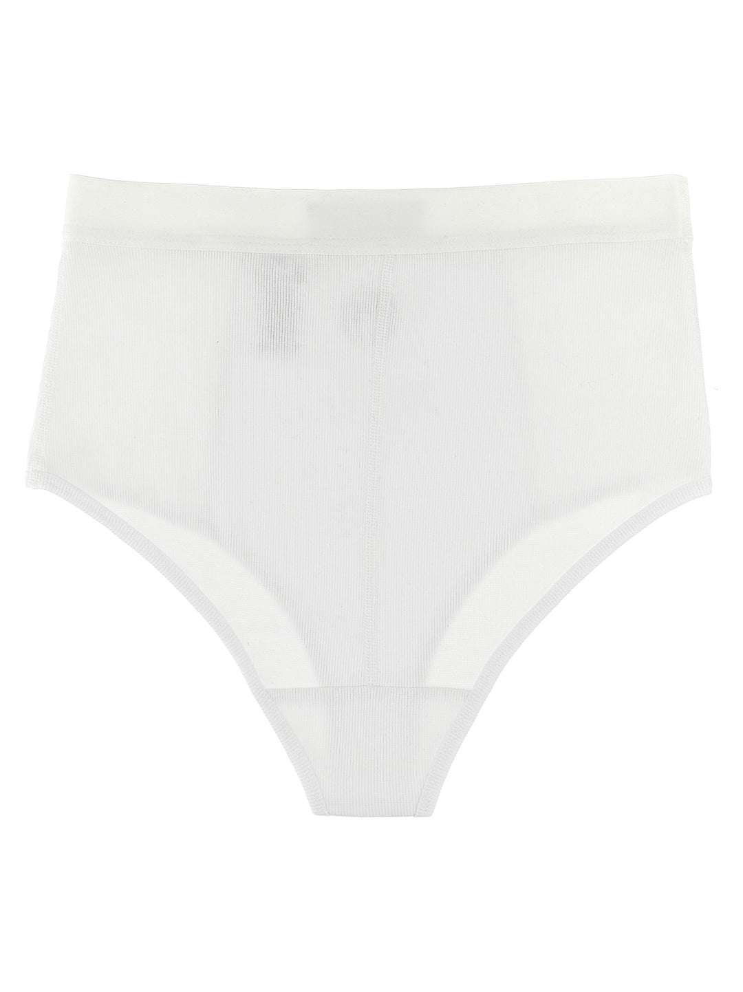 Logo Embroidery Briefs Underwear, Body White