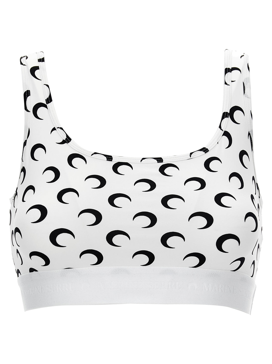 Marine Serre Moon Tops - White/Black | f44e07027c07aa80b9e86b9bbfa8c7a91b7f8907