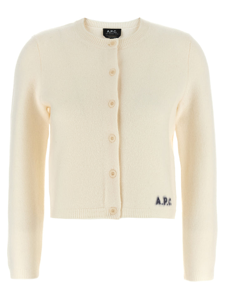 A.P.C. Mila Sweaters and Cardigans - White | f2458a069e9ccae7a65a006fbd281119693eb78e