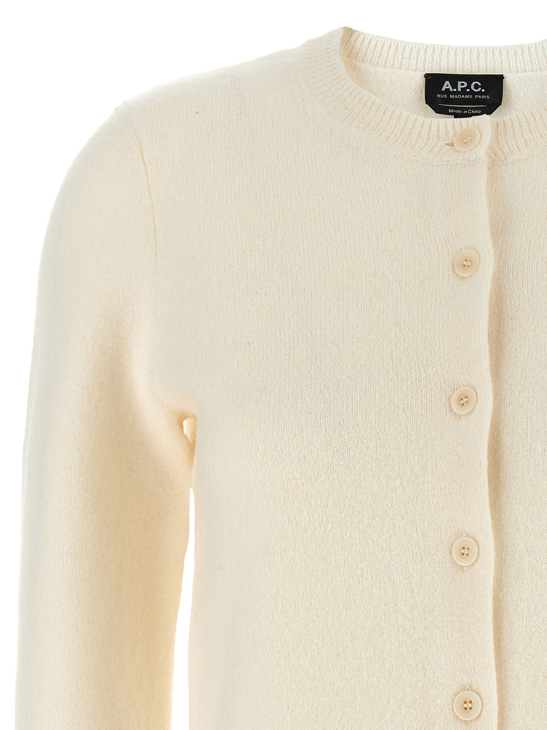 A.P.C. Mila Sweaters and Cardigans - White | 88009d3f751c960cd5687e27dacf52bd3cfe1ec9