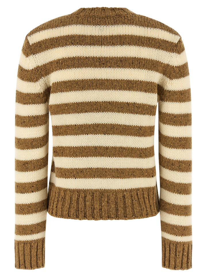 A.P.C. Striped Sweater Sweaters and Cardigans - Brown | 6342f161b55df44eb04ea078b2604548a7ec77c7