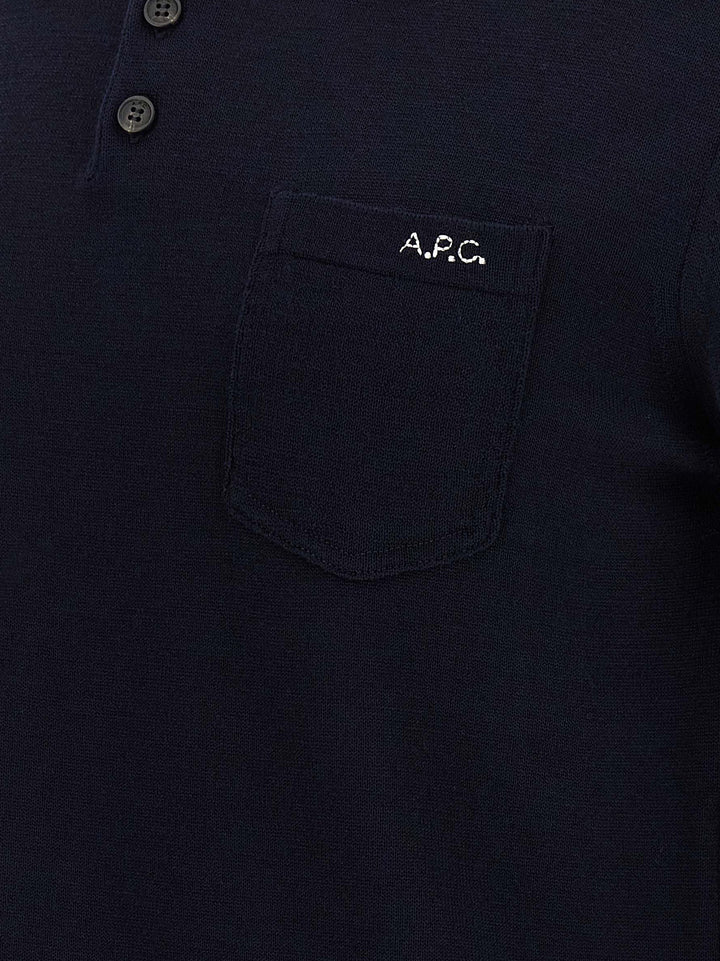 A.P.C. Gide Polo - Blue | 634c7ce150a8fedffefcba4dfa4c4a807e50b9fd