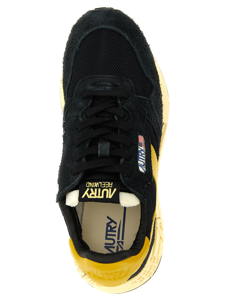 Autry Reelwind Low Sneakers - Black | 7bcd525371764711e70c853d10e460c038e3fe4c
