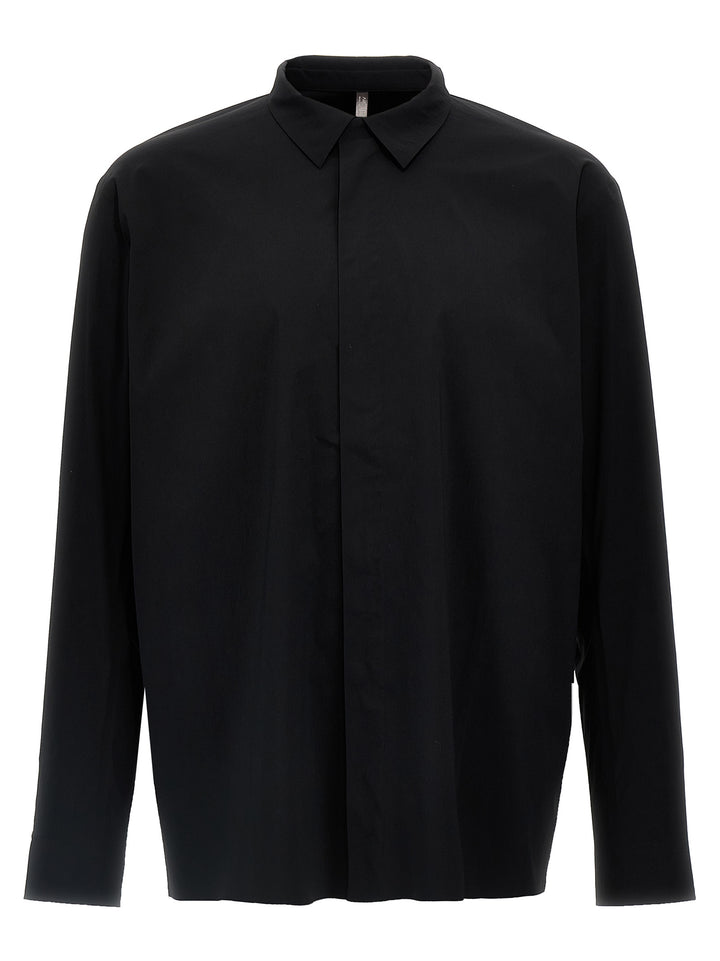 Metry Ls Shirt, Blouse Black